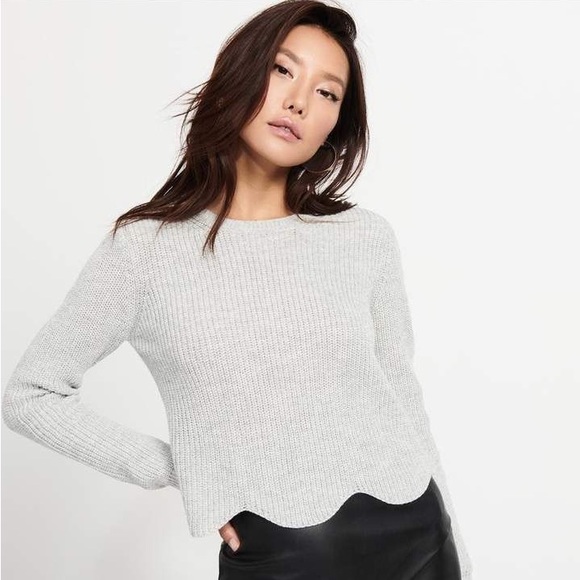Dynamite Sweater with Scallop detail - Picture 2 of 3